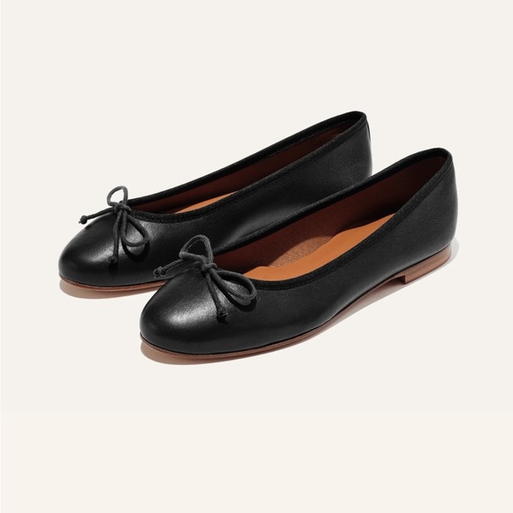 Margaux Shoes - Margaux The Demi Flat - Black Nappa - Size 39